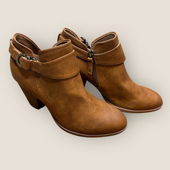 Dr. Scholl’s Women’s Kickstart Ankle Booties – Honey Brown Smooth, Size 9 (NWOB) - Picture 11 of 13